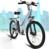 HITWAY Elektrische Fiets Voor Volwassenen | Ebikes Fietsen Stadsfiets | 250W 36V Motor | 7 VERSNELLINGSSYSTEE | 26 Inch - Wit -Fietsuitrusting Winkel 1200x1200 68