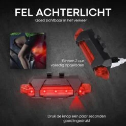 Rebela | Fietsverlichting Usb Oplaadbaar | Voorlicht En Achterlicht | Fietslamp LED | Fietsverlichting Set | Mountainbike -Fietsuitrusting Winkel 1200x1200 687