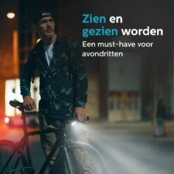 Inlustro Fietslamp Set - Voorlicht / Achterlicht - LED Fietslampjes Rood En Wit - Fietslicht Koplamp - Waterdicht - USB Oplaadbaar -Fietsuitrusting Winkel 1200x1200 696