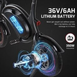 Windgoo B3 Mini-scooter - Opvouwbare Fiets - Zwart 17 Windgoo B3 Mini-scooter - Opvouwbare Fiets - Zwart -Fietsuitrusting Winkel 1200x1200 7