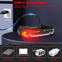 B-care Elektrische Fietsverlichting - Inclusief Afstandsbediening En Richtingaanwijzers - Fietsalarm - Anti Diefstal Alarm - Fiets Achterlicht - Fietsbel - Fiets Accessoires 18 B-care Elektrische Fietsverlichting - Inclusief Afstandsbediening En Richtingaanwijzers - Fietsalarm - Anti Diefstal Alarm - Fiets Achterlicht - Fietsbel - Fiets Accessoires -Fietsuitrusting Winkel 1200x1200 707