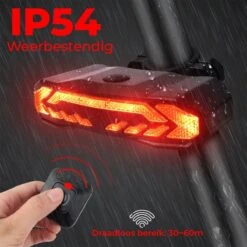 B-care Elektrische Fietsverlichting - Inclusief Afstandsbediening En Richtingaanwijzers - Fietsalarm - Anti Diefstal Alarm - Fiets Achterlicht - Fietsbel - Fiets Accessoires 19 B-care Elektrische Fietsverlichting - Inclusief Afstandsbediening En Richtingaanwijzers - Fietsalarm - Anti Diefstal Alarm - Fiets Achterlicht - Fietsbel - Fiets Accessoires -Fietsuitrusting Winkel 1200x1200 708