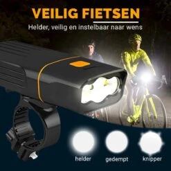 AXIMO Fietsverlichting 500 Lumen - Fietslamp USB Oplaadbaar LED - Voorlicht En Achterlicht - Fietslicht Set 12 AXIMO Fietsverlichting 500 Lumen - Fietslamp USB Oplaadbaar LED - Voorlicht En Achterlicht - Fietslicht Set -Fietsuitrusting Winkel 1200x1200 712
