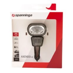 Spanninga Koplamp Axendo 40 Xe Led Zwart -Fietsuitrusting Winkel 1200x1200 743