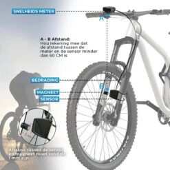 Kilometerteller Fiets - Waterdicht En Bedraad - Snelheidsmeter - Fietscomputer - Fiets Accessoires - Mountainbike Accesoires -Fietsuitrusting Winkel 1200x1200 797