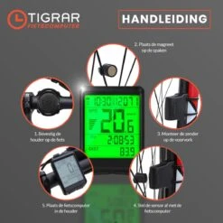 Kilometerteller Fiets - Fietscomputer Draadloos - KM Teller Fiets - Waterdicht Met 17 Functies Snelheidsmeter -Fietsuitrusting Winkel 1200x1200 803