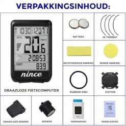 Nince Draadloze Fietscomputer Van Hoge Kwaliteit 2022 Model - Fiets Computer Draadloos Waterdicht -Fietsuitrusting Winkel 1200x1200 818