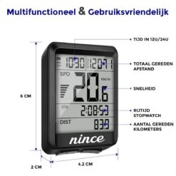 Nince Draadloze Fietscomputer Van Hoge Kwaliteit 2022 Model - Fiets Computer Draadloos Waterdicht -Fietsuitrusting Winkel 1200x1200 821