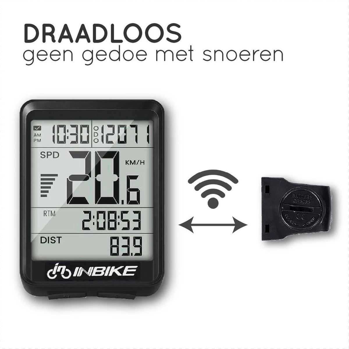 Amenzo© Fietscomputer Draadloos - Kilometerteller - NL Handleiding - Draadloze En Waterdichte Snelheidsmeter - Makkelijke Bevestiging - Fiets GPS - Zwart - Racefiets 13 Amenzo© Fietscomputer Draadloos - Kilometerteller - NL Handleiding - Draadloze En Waterdichte Snelheidsmeter - Makkelijke Bevestiging - Fiets GPS - Zwart - Racefiets - Afbeelding 11
