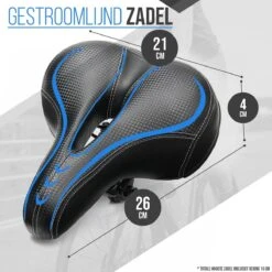 Strex Fietszadel - Unisex - Extra Comfortabel - Ventilerend - Incl. Zadelhoes 16 Strex Fietszadel - Unisex - Extra Comfortabel - Ventilerend - Incl. Zadelhoes -Fietsuitrusting Winkel 1200x1200 909