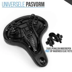 Strex Fietszadel - Unisex - Extra Comfortabel - Ventilerend - Incl. Zadelhoes 19 Strex Fietszadel - Unisex - Extra Comfortabel - Ventilerend - Incl. Zadelhoes -Fietsuitrusting Winkel 1200x1200 912