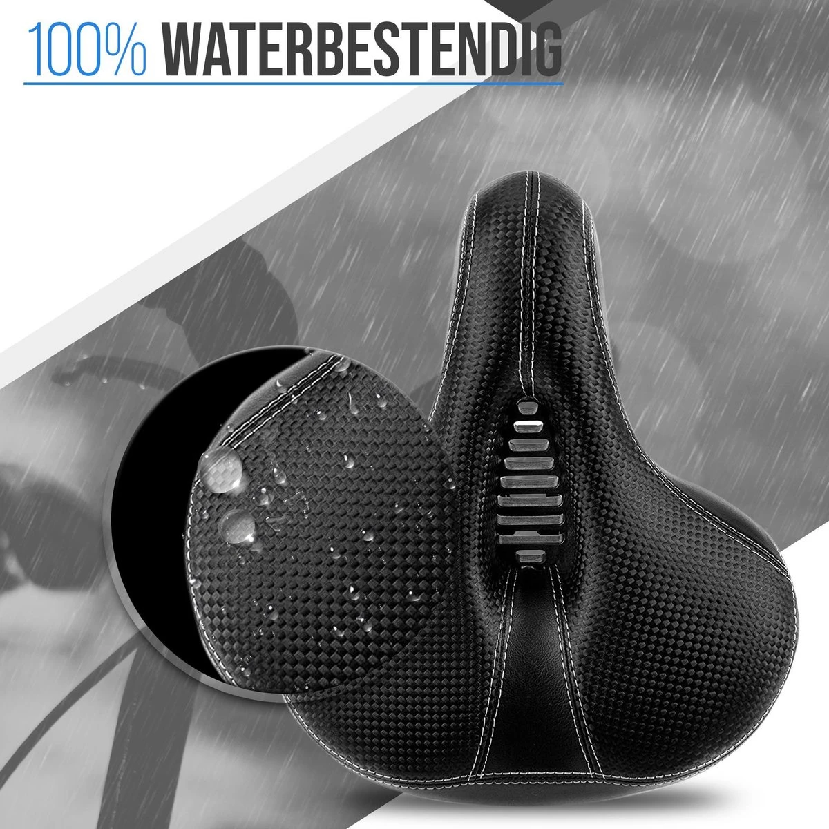 Strex Fietszadel - Unisex - Extra Comfortabel - Ventilerend - Incl. Zadelhoes 10 Strex Fietszadel - Unisex - Extra Comfortabel - Ventilerend - Incl. Zadelhoes - Afbeelding 8