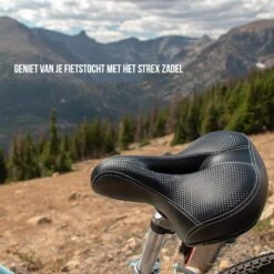 Strex Fietszadel - Unisex - Extra Comfortabel - Ventilerend - Incl. Zadelhoes 22 Strex Fietszadel - Unisex - Extra Comfortabel - Ventilerend - Incl. Zadelhoes -Fietsuitrusting Winkel 1200x1200 915