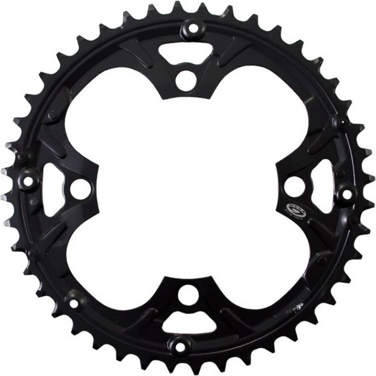 Kettingblad 44T Shimano Deore FC-M480 - Zwart 10 Kettingblad 44T Shimano Deore FC-M480 - Zwart - Afbeelding 8