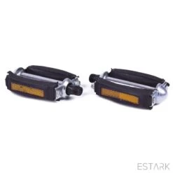 ESTARK® Klassieke Fietspedalen - Set Van Twee - Anti-Slip Fietspedalen Set Met Reflectoren - Pedaal Zwart Zilver - Fiets Pedalen Trappers Fiets Pedaal - Fietstrappers - Losse Trappers - 2 STUKS - Pedalen -Fietsuitrusting Winkel 1200x1200 941