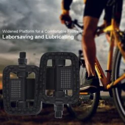 Fietspedalen - Anti Slip - Trappers Voor Fiets Met Reflector - 1.4 Mm Schroefdraad Zwart -Fietsuitrusting Winkel 1200x1200 972