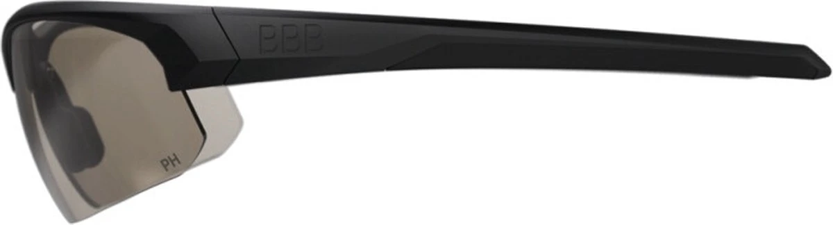 BBB Cycling Impress PH Fietsbril - Wielrenbril - Meekleurende Lens - Instelbaar Neusstuk - Mat Zwart - BSG-58PH 8 BBB Cycling Impress PH Fietsbril - Wielrenbril - Meekleurende Lens - Instelbaar Neusstuk - Mat Zwart - BSG-58PH - Afbeelding 6