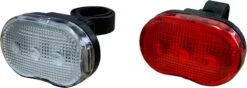 DULA Fietslamp Set Wit - Rood - Fietslampjes - Fietsverlichting - Voor En Achter - 1 Set