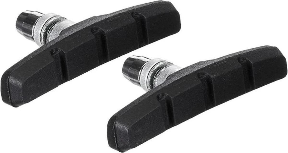 Universele Remblokjes - Remschoen - Rubber - Set 2 Stuks - Fietsen Rubberen Remblok - Remblokkenset - Verstelbaar - V Brake - 55mm - Zwart 6 Universele Remblokjes - Remschoen - Rubber - Set 2 Stuks - Fietsen Rubberen Remblok - Remblokkenset - Verstelbaar - V Brake - 55mm - Zwart - Afbeelding 4