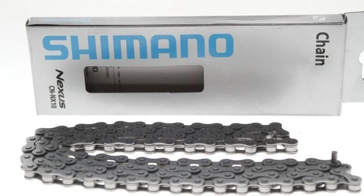 Ketting Shimano Nexus NX10 Anti-roest 1/2" X 1/8" - 114 Schakels 12 Ketting Shimano Nexus NX10 Anti-roest 1/2" X 1/8" - 114 Schakels - Afbeelding 10