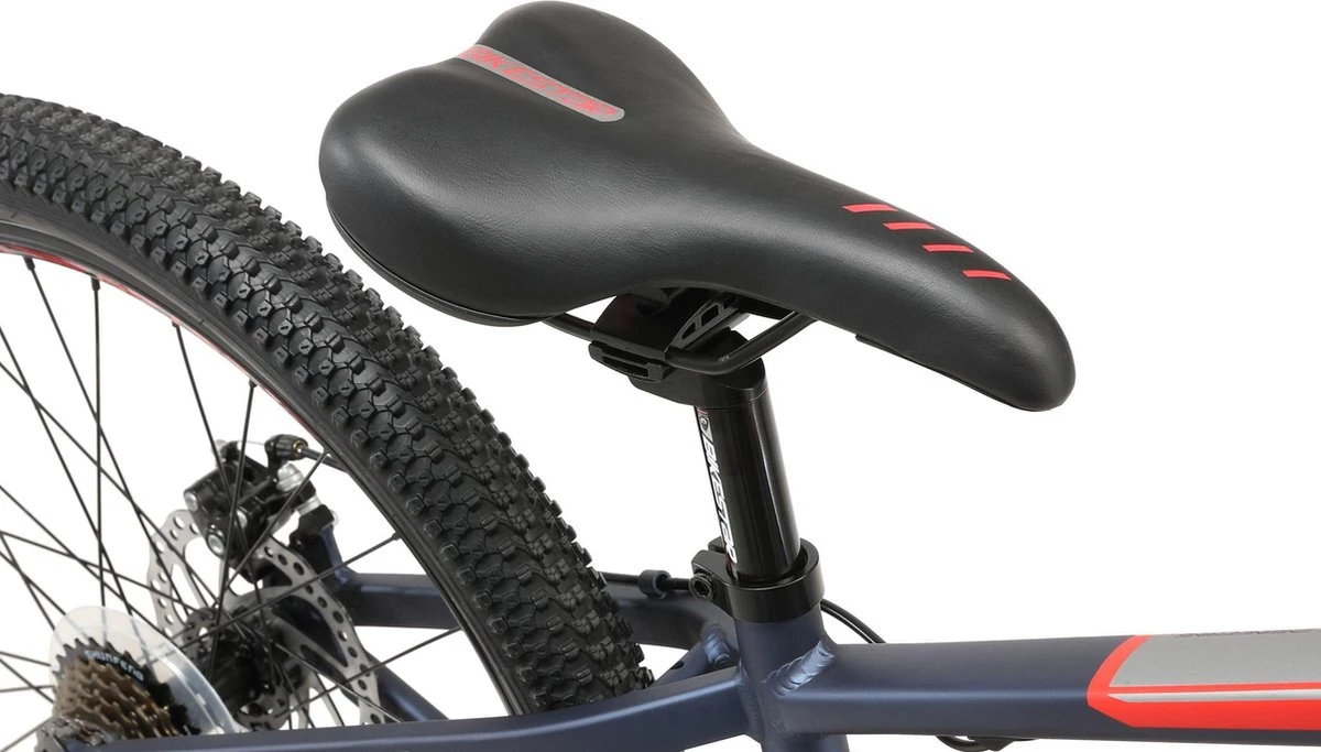 Bikestar 24 Inch 21 Speed Hardtail MTB Sport, Blauw / Rood 8 Bikestar 24 Inch 21 Speed Hardtail MTB Sport, Blauw / Rood - Afbeelding 6