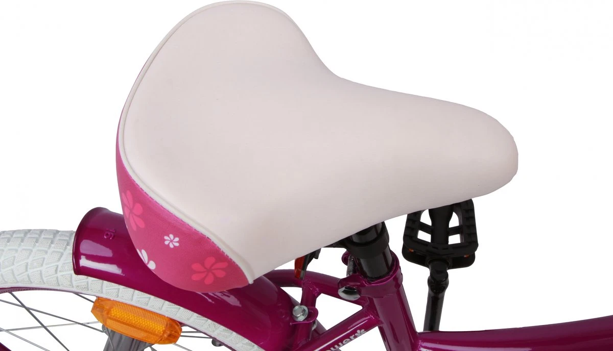 Amigo Flower Meisjesfiets - Kinderfiets 16 Inch - Paars 7 Amigo Flower Meisjesfiets - Kinderfiets 16 Inch - Paars - Afbeelding 5