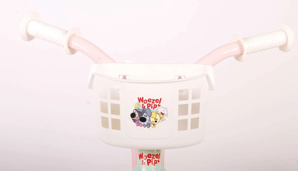 Volare Woezel & Pip Kinderfiets - Meisjes - 10 Inch - Mint Blauw/Roze - Doortrapper 5 Volare Woezel & Pip Kinderfiets - Meisjes - 10 Inch - Mint Blauw/Roze - Doortrapper - Afbeelding 3