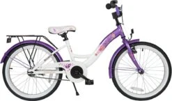 Bikestar 20 Inch Classic Kinderfiets, Lila / Wit -Fietsuitrusting Winkel 1200x704 2