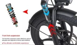 Samebike Elektrische Vouwfiet - Shimano 7 Speed Derailleur - 48V/ 10Ah Lithium Batterij - Aluminium -sportief/modern - 35km/u - Wit -Fietsuitrusting Winkel 1200x708 1