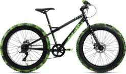 Ks Cycling Fiets Mountainbike MTB 24" Fat Bike SNW2458 Zwart-groen - 38 Cm -Fietsuitrusting Winkel 1200x710 1
