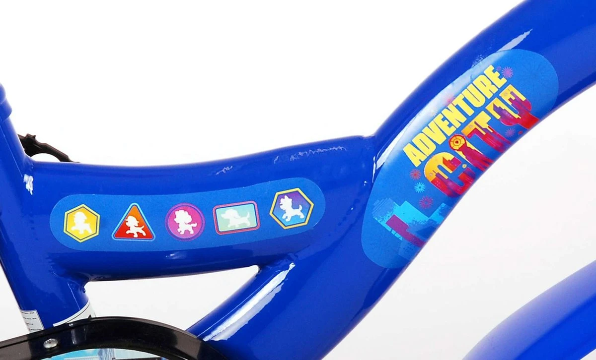 Nickelodeon Paw Patrol The Movie Kinderfiets - Jongens - 10 Inch - Blauw - Doortrapper 4 Nickelodeon Paw Patrol The Movie Kinderfiets - Jongens - 10 Inch - Blauw - Doortrapper - Afbeelding 2