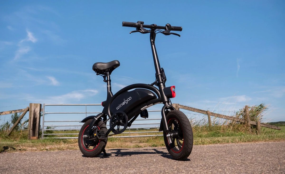 Windgoo - B3 Elektrische Long-Range E-Bike Met Trappers - E-bike - 25Km / H - Zwart 8 Windgoo - B3 Elektrische Long-Range E-Bike Met Trappers - E-bike - 25Km / H - Zwart - Afbeelding 6