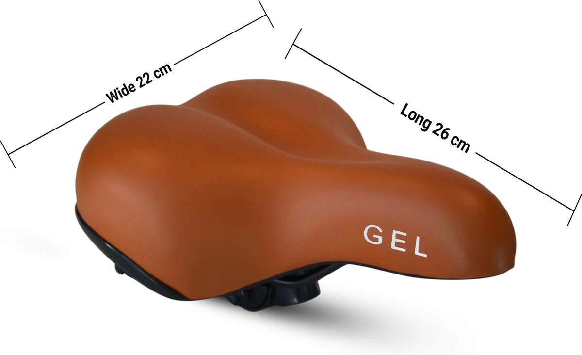 Fietszadel Karamel Bruin Smooth, Stijlvol En Comfortabel Zadel Voor Veel Fietsplezier By PS 4 Fietszadel Karamel Bruin Smooth, Stijlvol En Comfortabel Zadel Voor Veel Fietsplezier By PS - Afbeelding 2