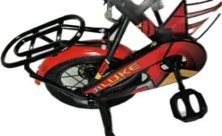 Kinderfiets - 12 Inch Kinderfiets -vanaf 2-4 Jaar Jongens En Meisjes Fietsen - Terugtrap -Rem -Stabilisatoren（2 Zijwieltjes）- Mandje - Achterbank - Rood -Fietsuitrusting Winkel 1200x739 2