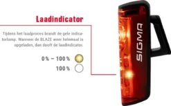 SIGMA SPORT Sigma Blaze USB Fietsachterlicht - Achterlicht Met Remlicht Functie - Oplaadbaar -Fietsuitrusting Winkel 1200x743