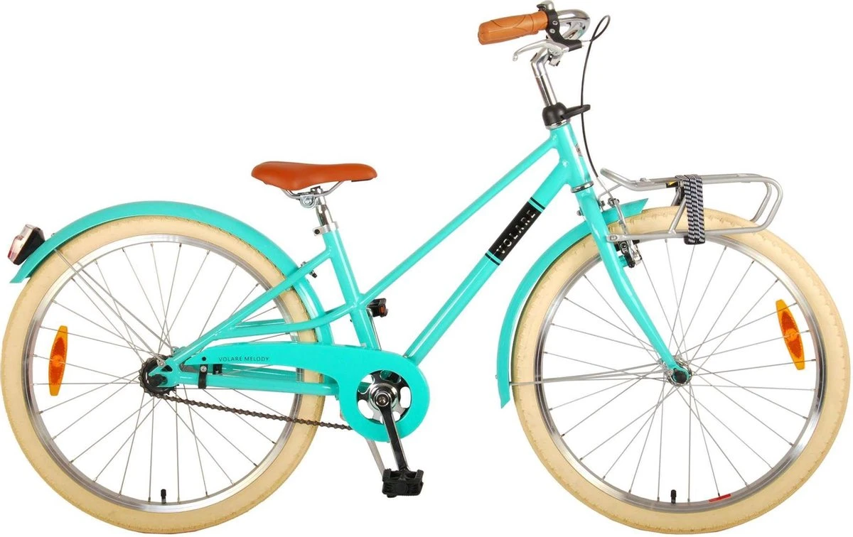 Volare Melody Kinderfiets - Meisjes - 24 Inch - Turquoise - Prime Collection 3 Volare Melody Kinderfiets - Meisjes - 24 Inch - Turquoise - Prime Collection