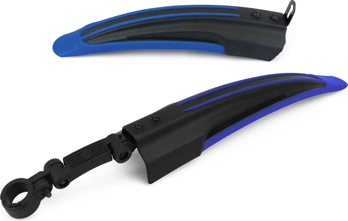 PrimeMatik - Voor- En Achterspatbord Voor Mountainbike MTB Blauw 3 PrimeMatik - Voor- En Achterspatbord Voor Mountainbike MTB Blauw