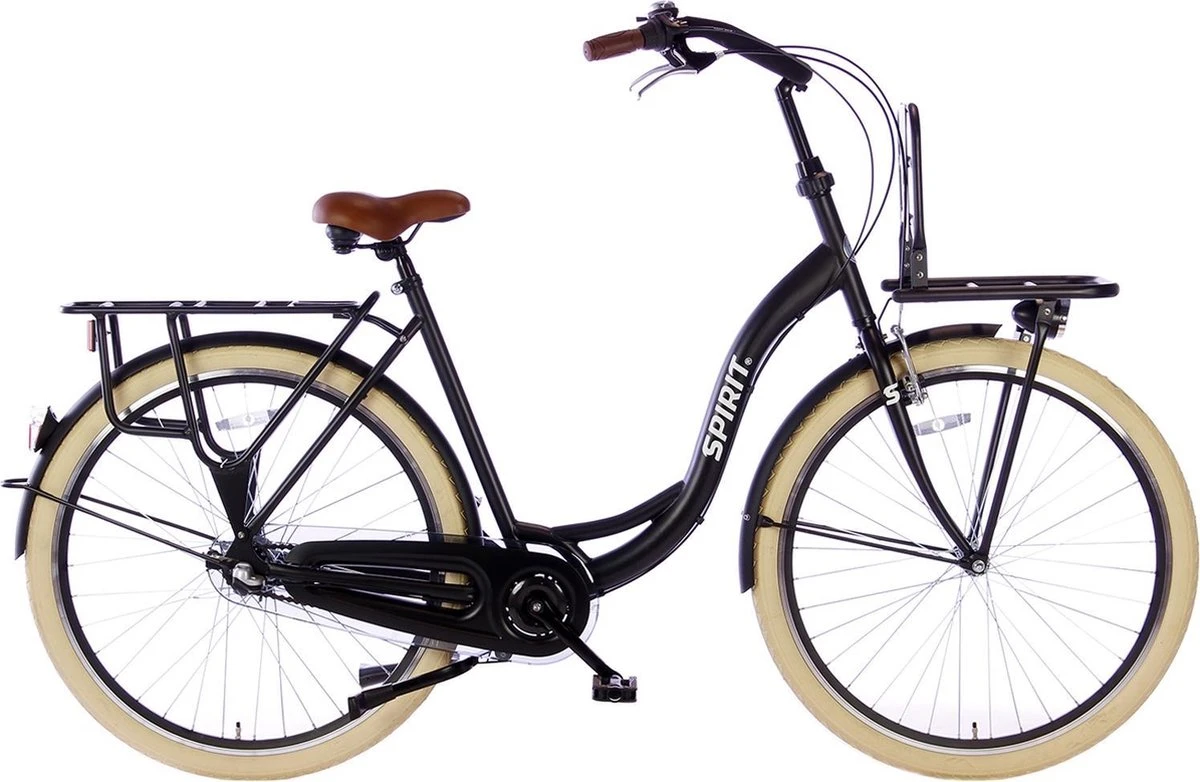 Spirit Carry Moederfiets Met Lage Instap N3 Mat-zwart 3 Spirit Carry Moederfiets Met Lage Instap N3 Mat-zwart