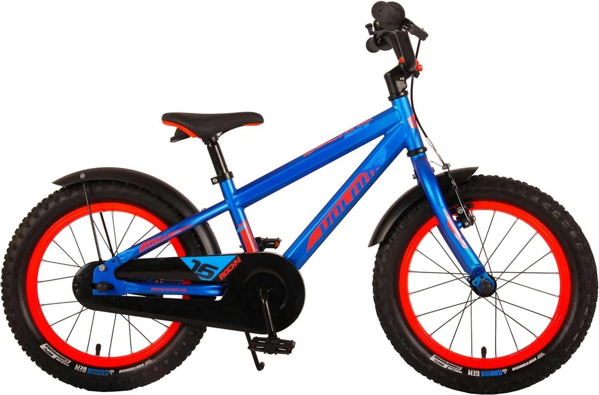 Volare Rocky Kinderfiets - 16 Inch - Blauw - 95% Afgemonteerd 3 Volare Rocky Kinderfiets - 16 Inch - Blauw - 95% Afgemonteerd