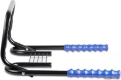 Merkloos Decopatent® Fiets Ophangsysteem Voor 2 Fietsen - Fietsenrek - Legplank Voor Helm - Fietshaak - Muurbeugel Fiets - Wandmontage -Fietsuitrusting Winkel 1200x792 5