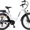 Myatu E-Bike Heren En Dames Lage Instap Met 45 Cm Aluminium Frame, 6 Versnellingen, 250 Wh Afneembare Lithium Batterij 40-80 Km Range, Trekking Ebike Met 1.95 X 26 Inch Wiel (Wit, Urban) -Fietsuitrusting Winkel 1200x798 6