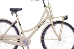 Amigo Forest - Transportfiets 28 Inch - Damesfiets Met Voordrager - Crème -Fietsuitrusting Winkel 1200x800 144