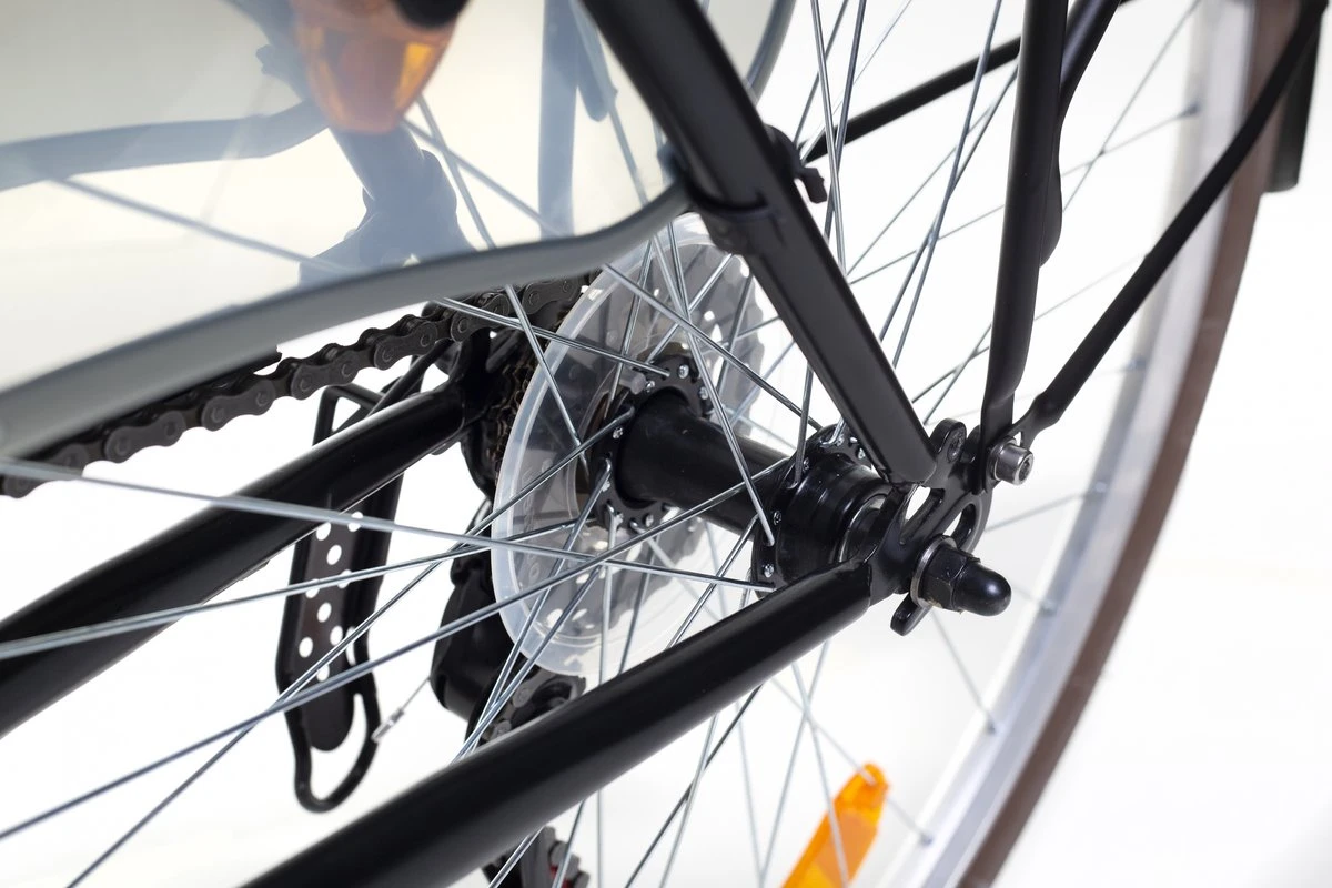 Amigo Style - Damesfiets 28 Inch - Fiets Met 6 Versnellingen - Zwart 8 Amigo Style - Damesfiets 28 Inch - Fiets Met 6 Versnellingen - Zwart - Afbeelding 6