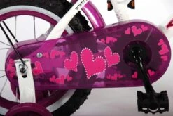 Volare Heart Cruiser Kinderfiets - Meisjes - 12 Inch - Wit Paars -Fietsuitrusting Winkel 1200x802 2