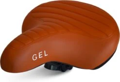 Fietszadel Karamel Bruin Ribbed, Stijlvol En Comfortabel Zadel Voor Veel Fietsplezier, Ontworpen Door PS -Fietsuitrusting Winkel 1200x819 6