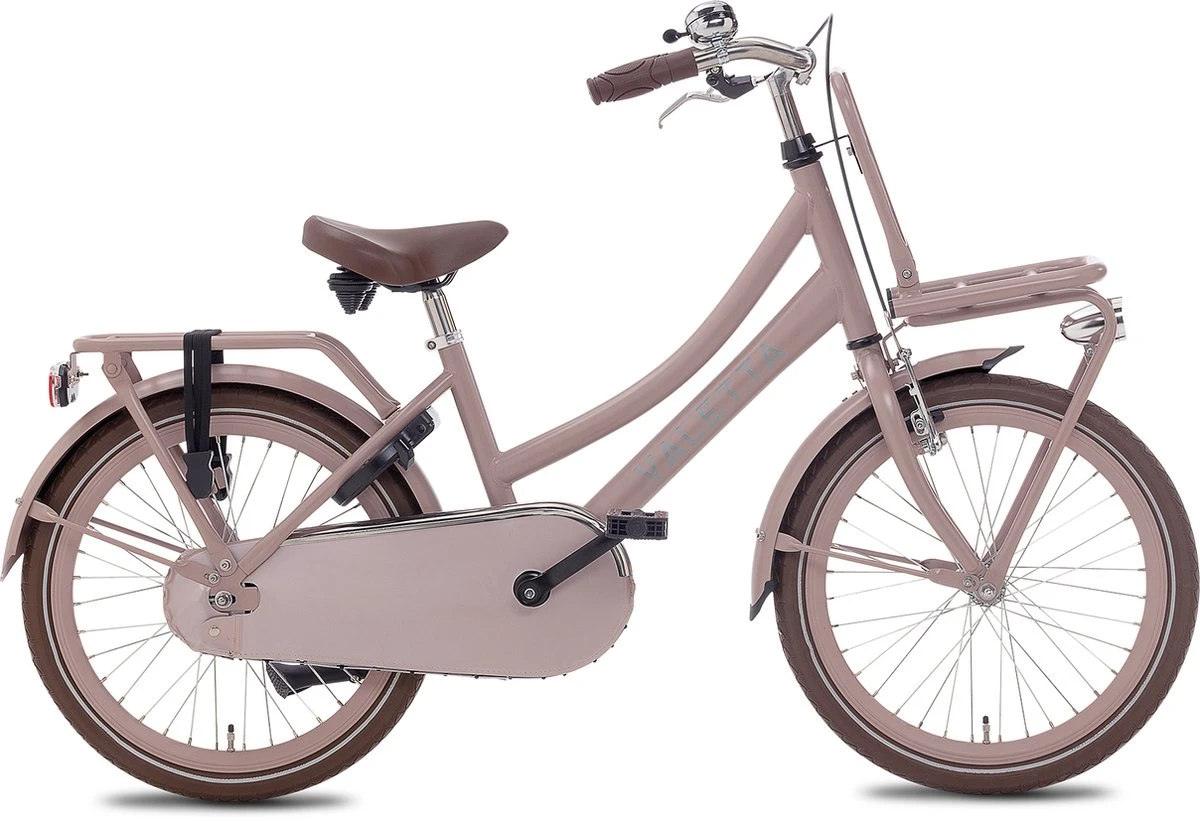 Valetta Cargo - Transportfiets - Meisjesfiets - 20 Inch - Mat Flamingo 3 Valetta Cargo - Transportfiets - Meisjesfiets - 20 Inch - Mat Flamingo