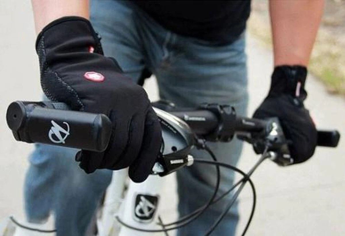 Merkloos Sitna Neopreen Fietshandschoenen Unisex - Zwart - Maat XL 11 Merkloos Sitna Neopreen Fietshandschoenen Unisex - Zwart - Maat XL - Afbeelding 9