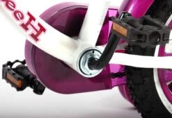 Volare Heart Cruiser Kinderfiets - Meisjes - 12 Inch - Wit Paars -Fietsuitrusting Winkel 1200x826 2