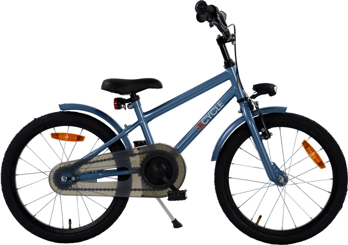 2Cycle Racer Kinderfiets - 18 Inch - Blauw - Jongensfiets 5 2Cycle Racer Kinderfiets - 18 Inch - Blauw - Jongensfiets - Afbeelding 3