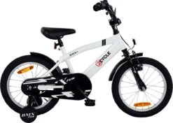 2Cycle BMX-Fun Kinderfiets - 16 Inch - Wit - Jongensfiets -Fietsuitrusting Winkel 1200x855 1